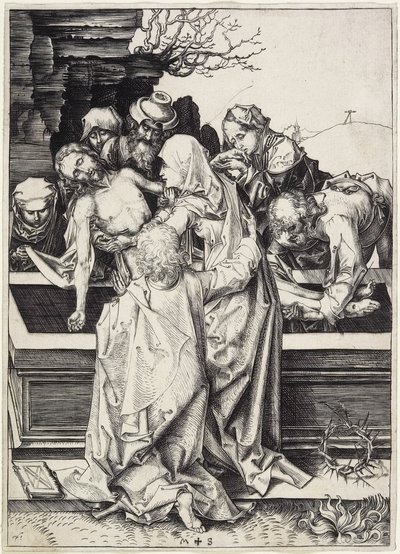 The Entombment by Martin Schongauer